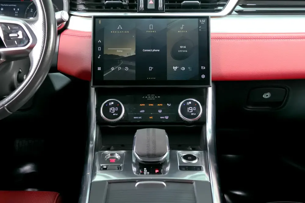 Jaguar XF R Sport-Al Tayer Full Service History-Red/Black Full Leather Interior-Premium Sound System - Image 19