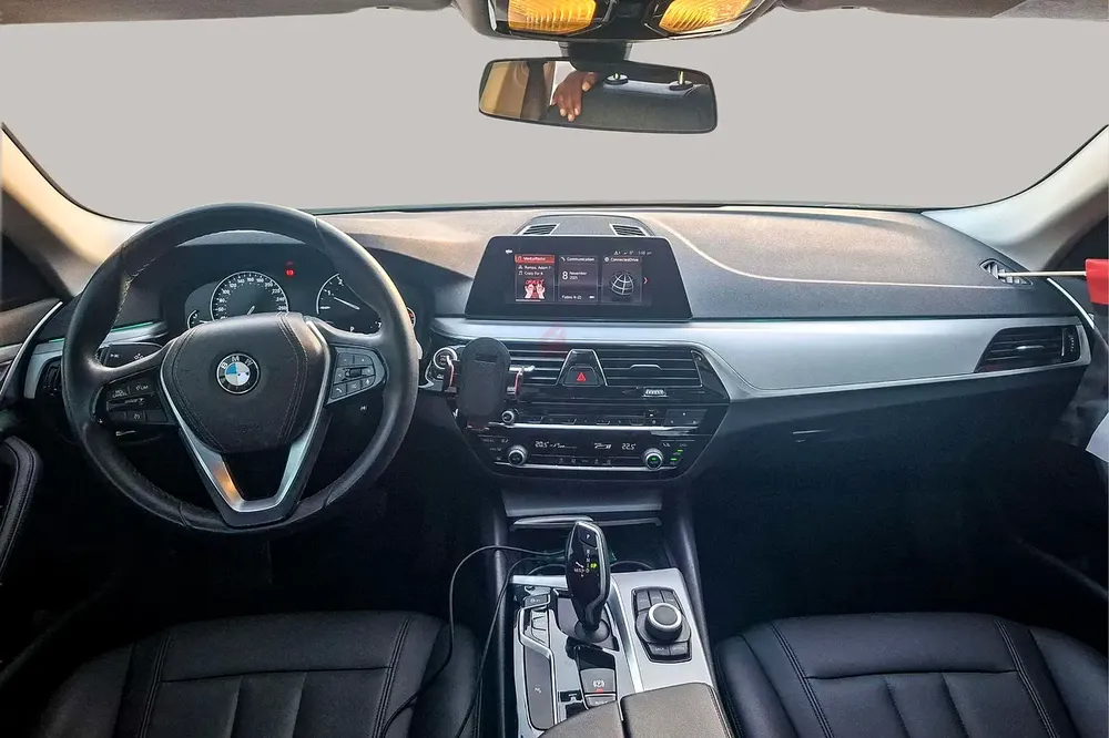 AED 1444/month | 2020 BMW 5-Series 520i | GCC Specs | Ref#392571 - Image 9