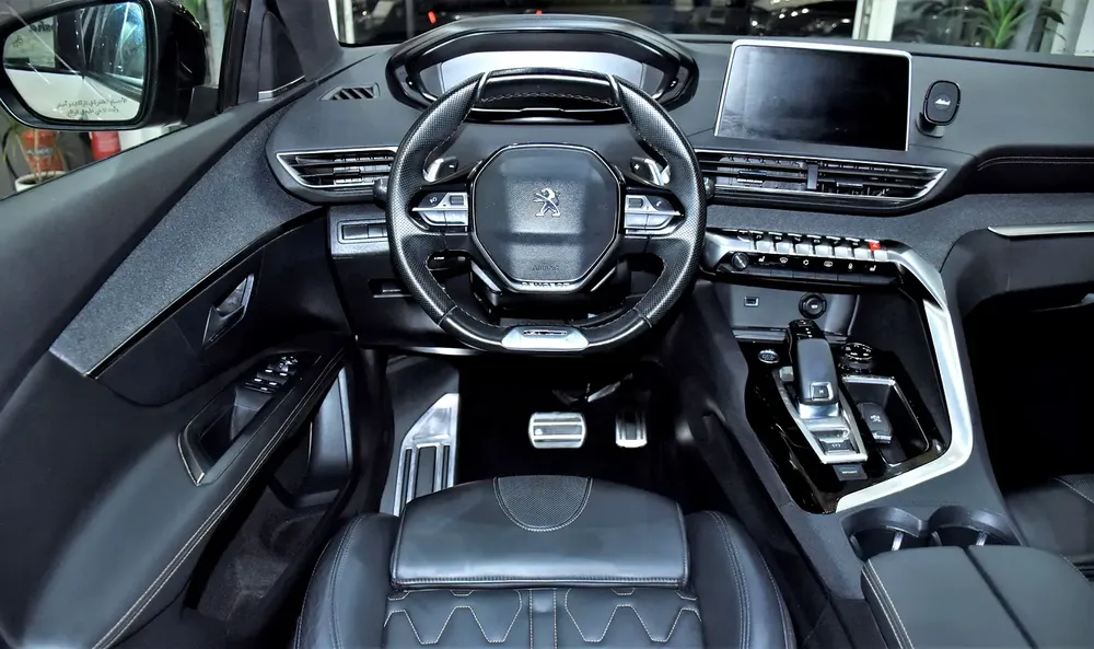 AED 1,077 EMi at 0% DP | Peugeot 3008 Turbo GT-Line ( 2020 Model ) in White Color GCC Specs - Image 13