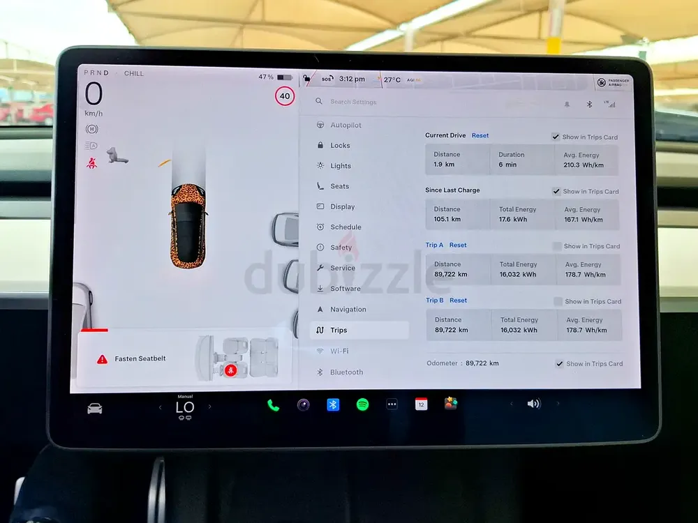 AED 1292/month | 2021 Tesla Model 3  | GCC Specs | Ref#430319 - Image 14