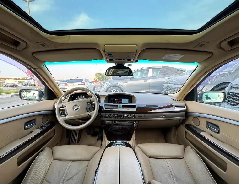 BMW | 7 SERIES | 750i | 2007 | BEIGE INTERIOR | ONLY : 85,885 KM | JAPAN IMPORT | CLEAN TITLE - Image 10
