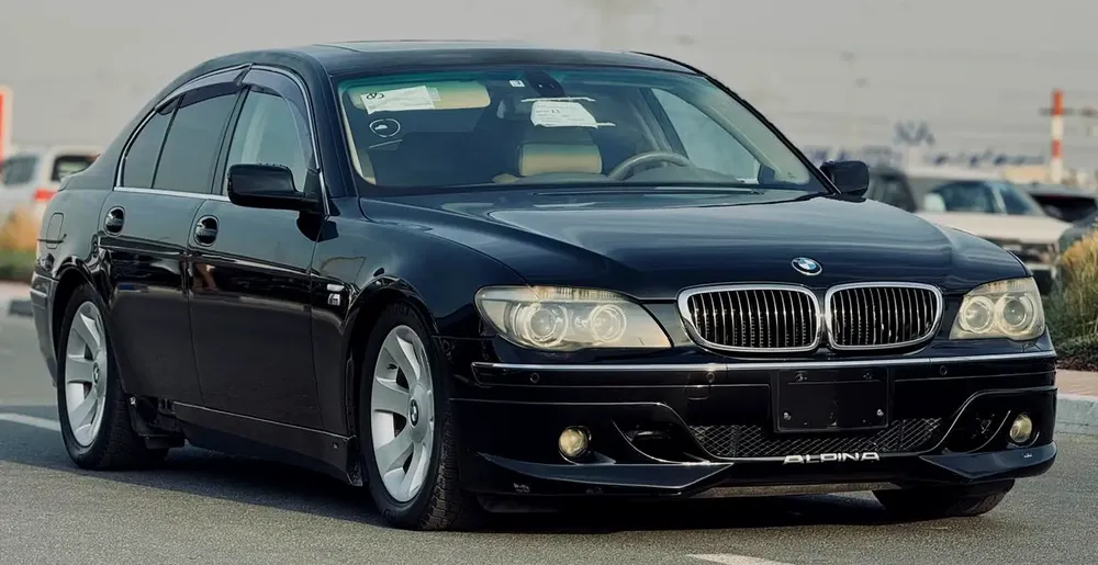 BMW | 7 SERIES | 750i | 2007 | BEIGE INTERIOR | ONLY : 85,885 KM | JAPAN IMPORT | CLEAN TITLE - Image 5