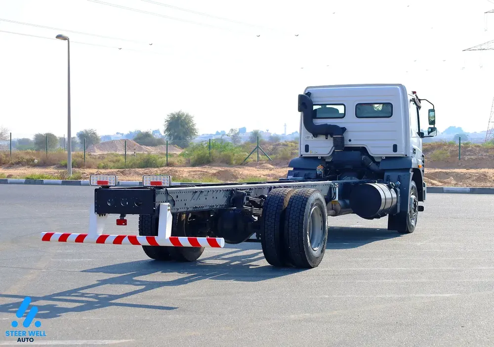 2023 Fuso FJ Truck 6.4L Diesel RWD Bare Chassis  | White | 12 Ton - Image 8