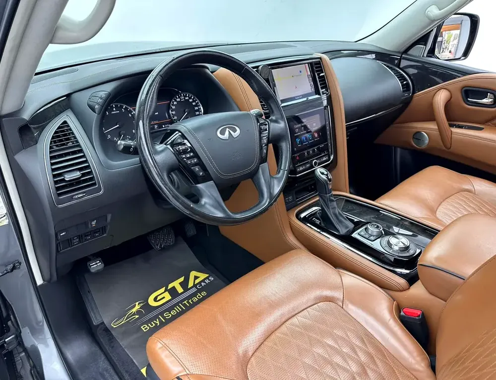 2021 Infiniti QX80 Sensory Proactive, 1 Year Warranty Unlimited Km, Infiniti FSH, GCC - Image 9
