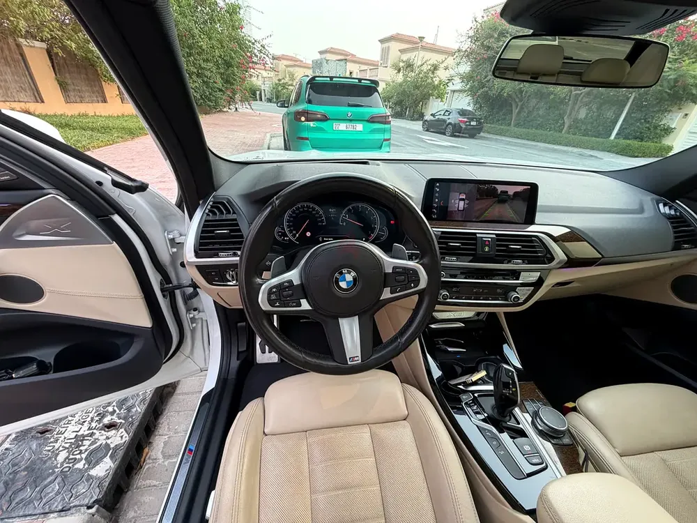 BMW X3 xDrive30i M Sport 2019 | GCC Specs | white interior - Image 10