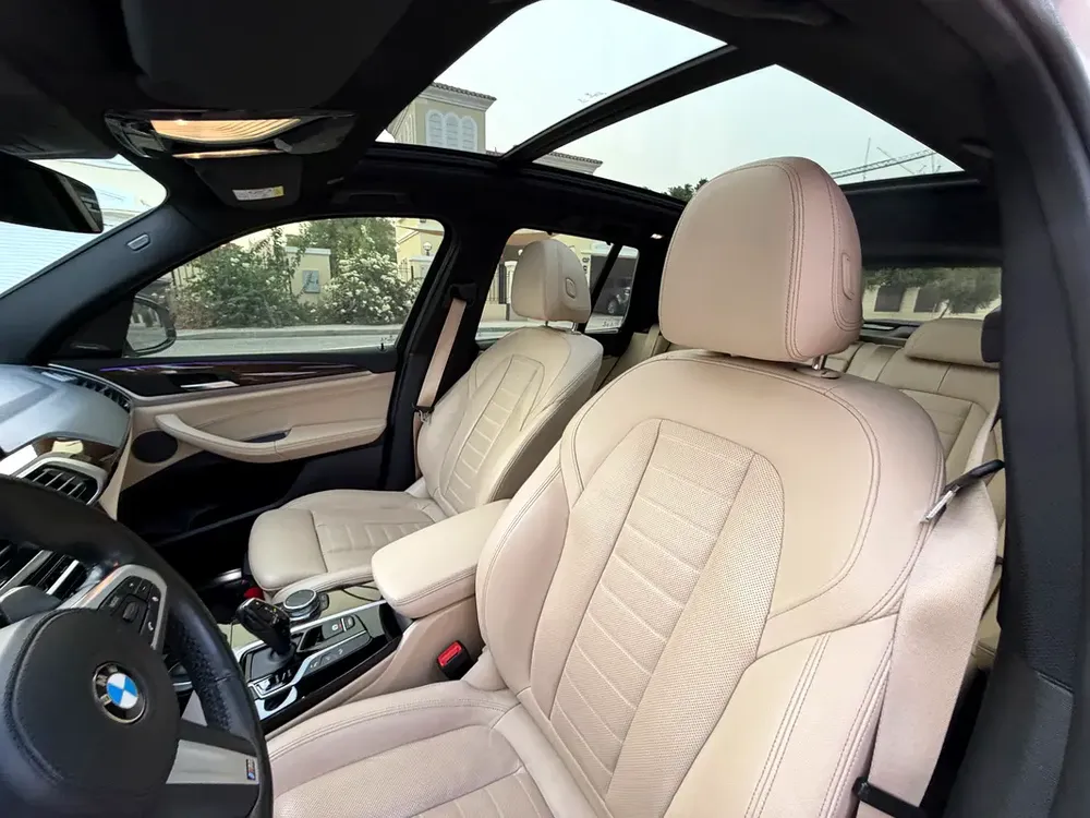 BMW X3 xDrive30i M Sport 2019 | GCC Specs | white interior - Image 11