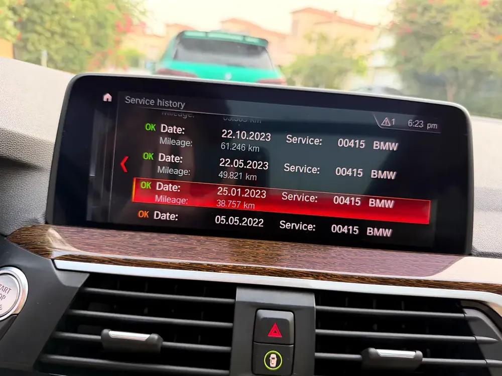 BMW X3 xDrive30i M Sport 2019 | GCC Specs | white interior - Image 19