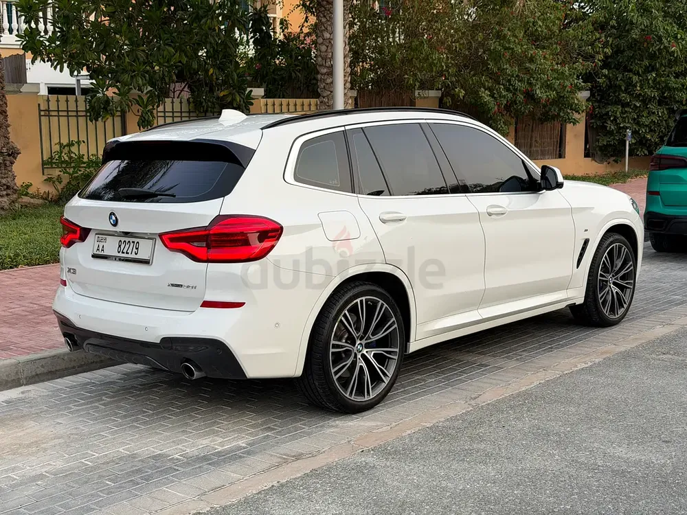 BMW X3 xDrive30i M Sport 2019 | GCC Specs | white interior - Image 4
