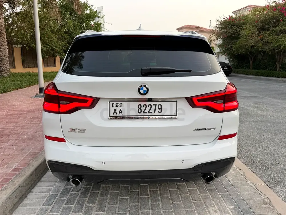 BMW X3 xDrive30i M Sport 2019 | GCC Specs | white interior - Image 5