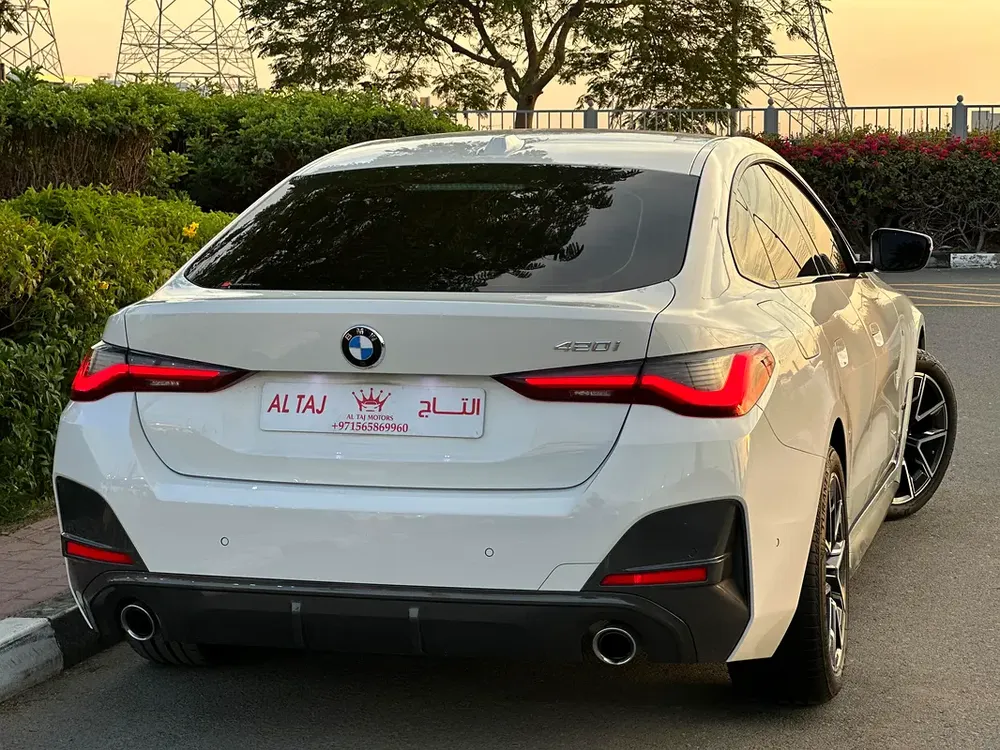 BMW 420i GRAN COUPE M-SPORT 2024 GCC UNDER WARRANTY AND CONTRACT SERVICE NO ACCIDENTS NO PAINT - Image 6