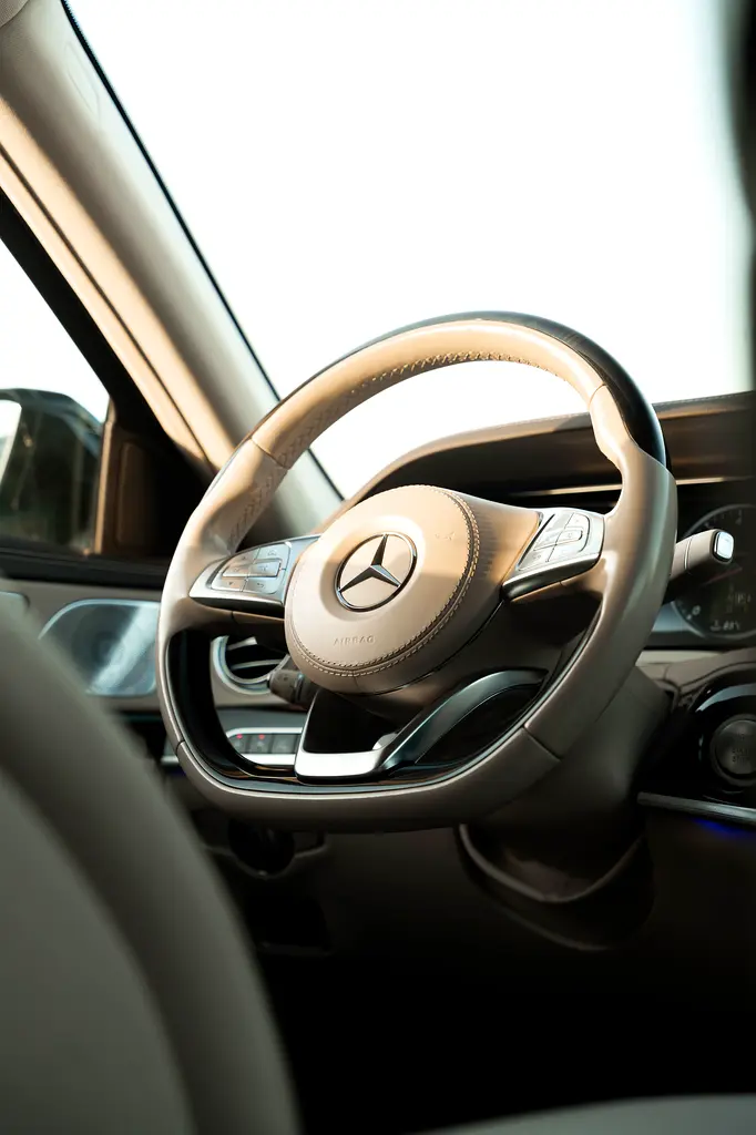 MERCEDES S 550L 2015 BEIGE INTERIOR - Image 14