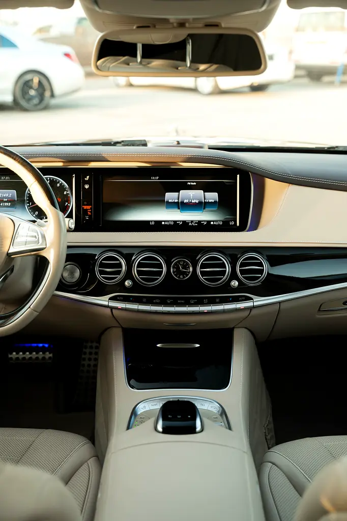 MERCEDES S 550L 2015 BEIGE INTERIOR - Image 18