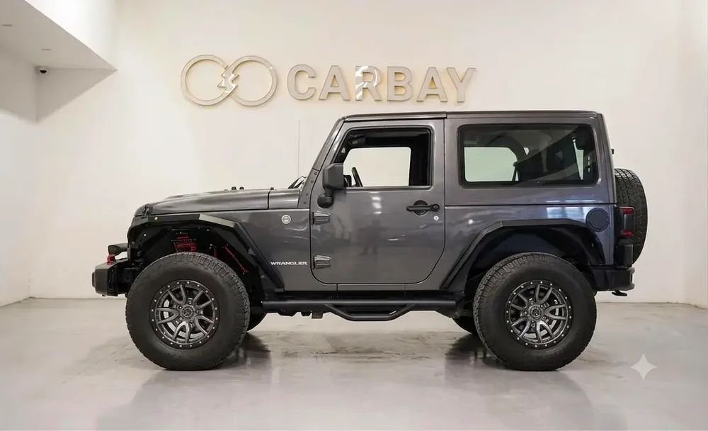 AED 2318 PM | JEEP WRANGLER RUBICON 2016 | SKULL EDITION WITH MODS | 1 YEAR WARRANTY | GCC - Image 4