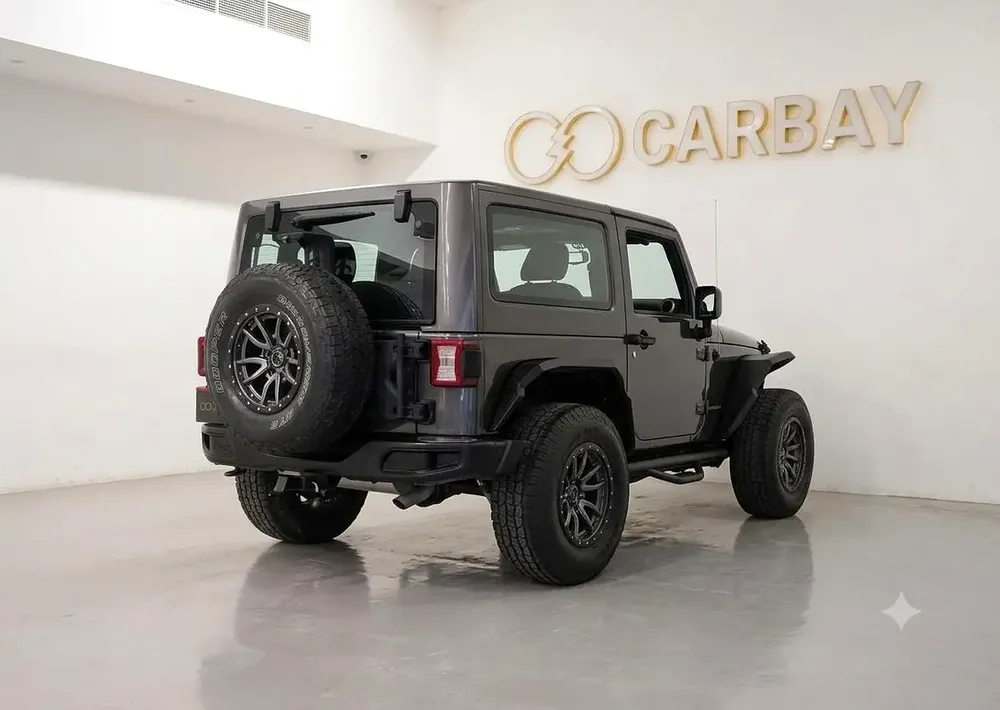 AED 2318 PM | JEEP WRANGLER RUBICON 2016 | SKULL EDITION WITH MODS | 1 YEAR WARRANTY | GCC - Image 5
